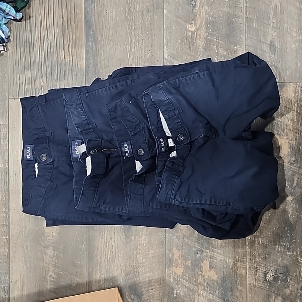 4 pairs boys uniform chinos